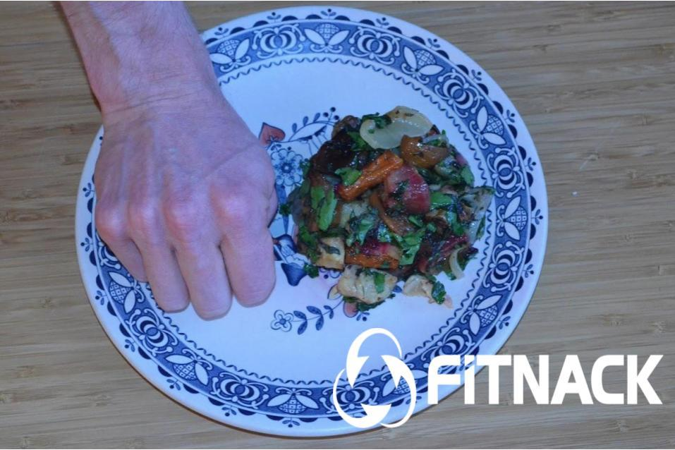 Fist vegetable measuring
